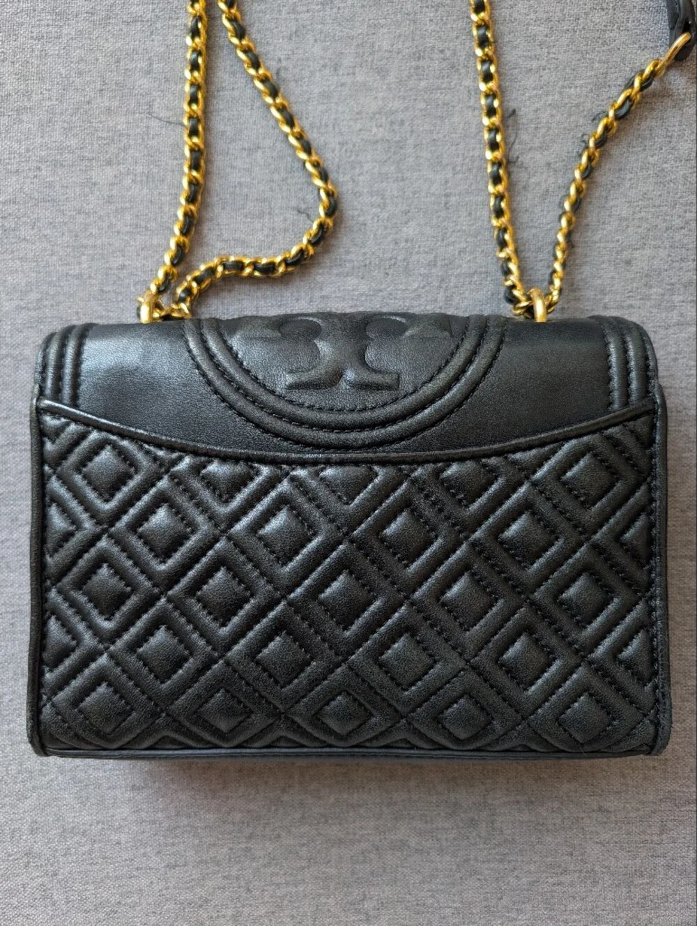 Black Quilted Tory Burch
